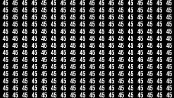Znajdź liczbę 46. Niewiele osób robi to w mniej niż 20 sekund