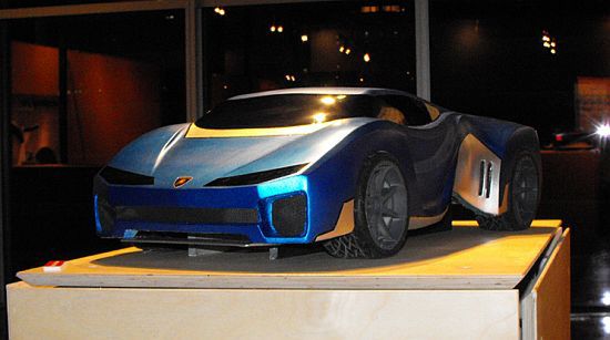 Pierwsze kształty elektrycznego Lamborghini Rompighiacci 3