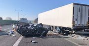 Poważny wypadek na A4 w powiecie gliwickim. Dwie osoby ranne