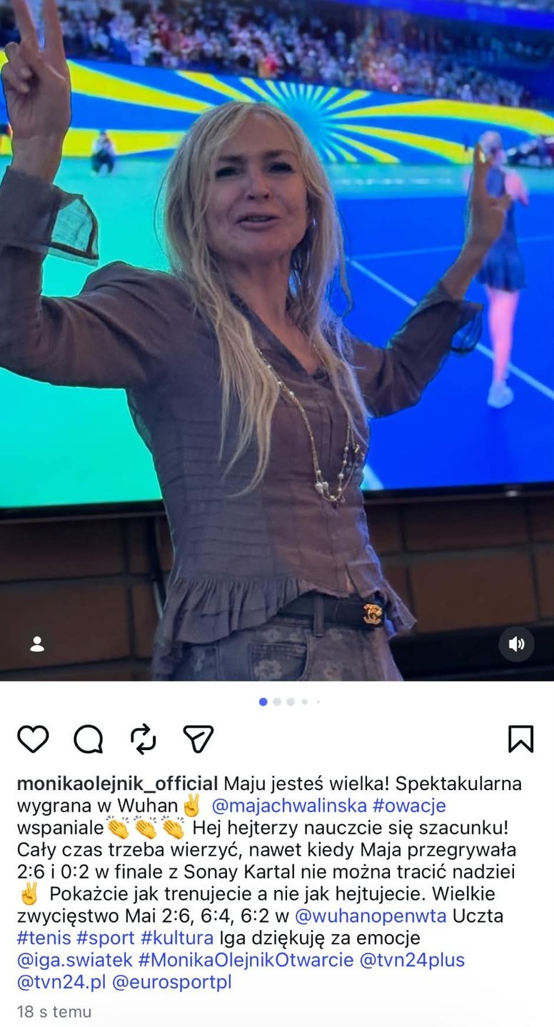 Gwiazdy gratulują wygranej Mai Chwalińskiej