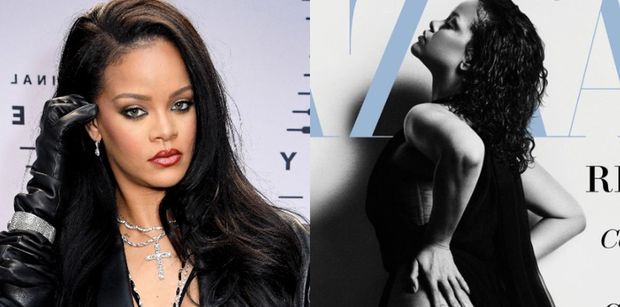 Seksowna Rihanna świeci nagim pośladkiem na nowej okładce "Harper’s Bazaar"