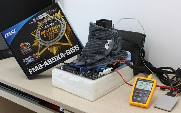 AMD A10-5800K procesor podkręcanie 7930 MHz rekord Hero zdjęcie platformaMSI FM2-A85XA-G65
