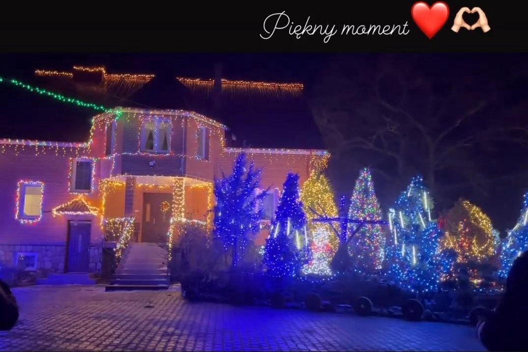 Adrianna i Michał z "Rolnika" nie żałowali na ozdoby świąteczne...