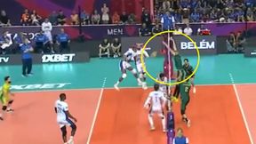 Siatkarska maestria. Taki blok w takim momencie? [WIDEO]