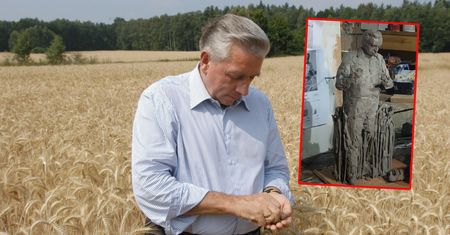 Powstaje pomnik Leppera. Posąg będzie z brązu