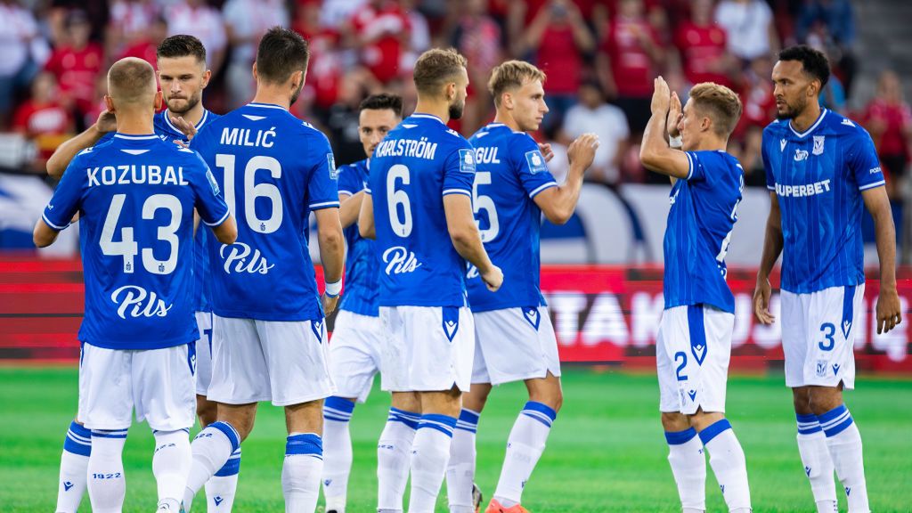 Getty Images / Mikolaj Barbanell/SOPA Images/LightRocket / Na zdjęciu: piłkarze Lecha Poznań