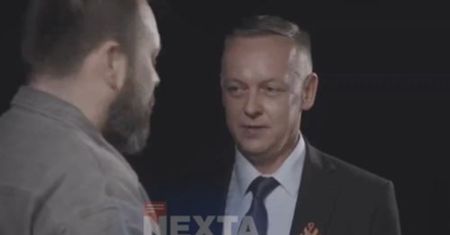 Szmydt z symbolem rosyjskiej armii. Nagranie krąży w sieci