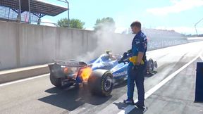 Dramat przed startem wyścigu F1. Bolid stanął w płomieniach