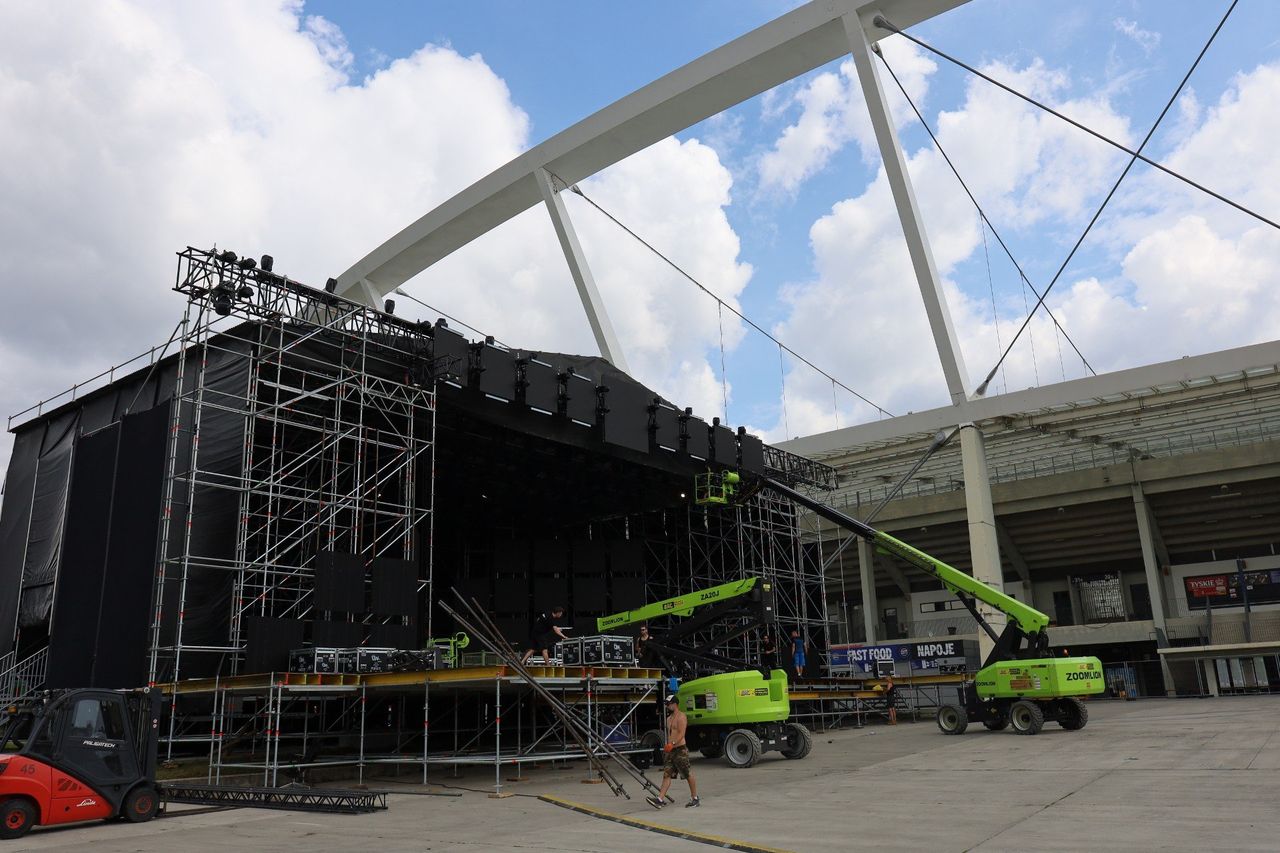 Chorzów: Miasto szykuje się na Lato z Radiem 2025. Scena pod Stadionem Śląskim już powstaje
