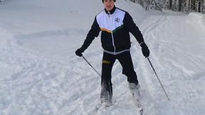 Trening Falubazu Zielona Góra na nartach
