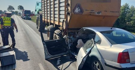 Tragiczny wypadek niedaleko Lipna. Pijany kierowca nie miał uprawnień