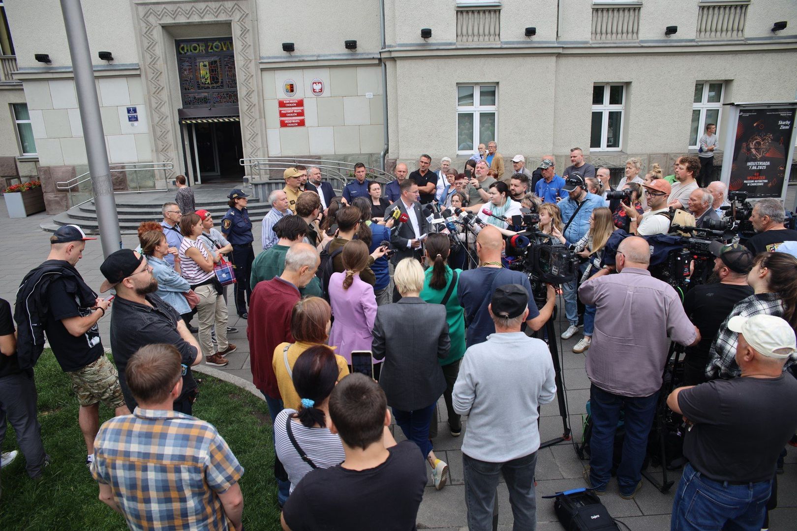Konferencja prezydenta Szymona Michałka
