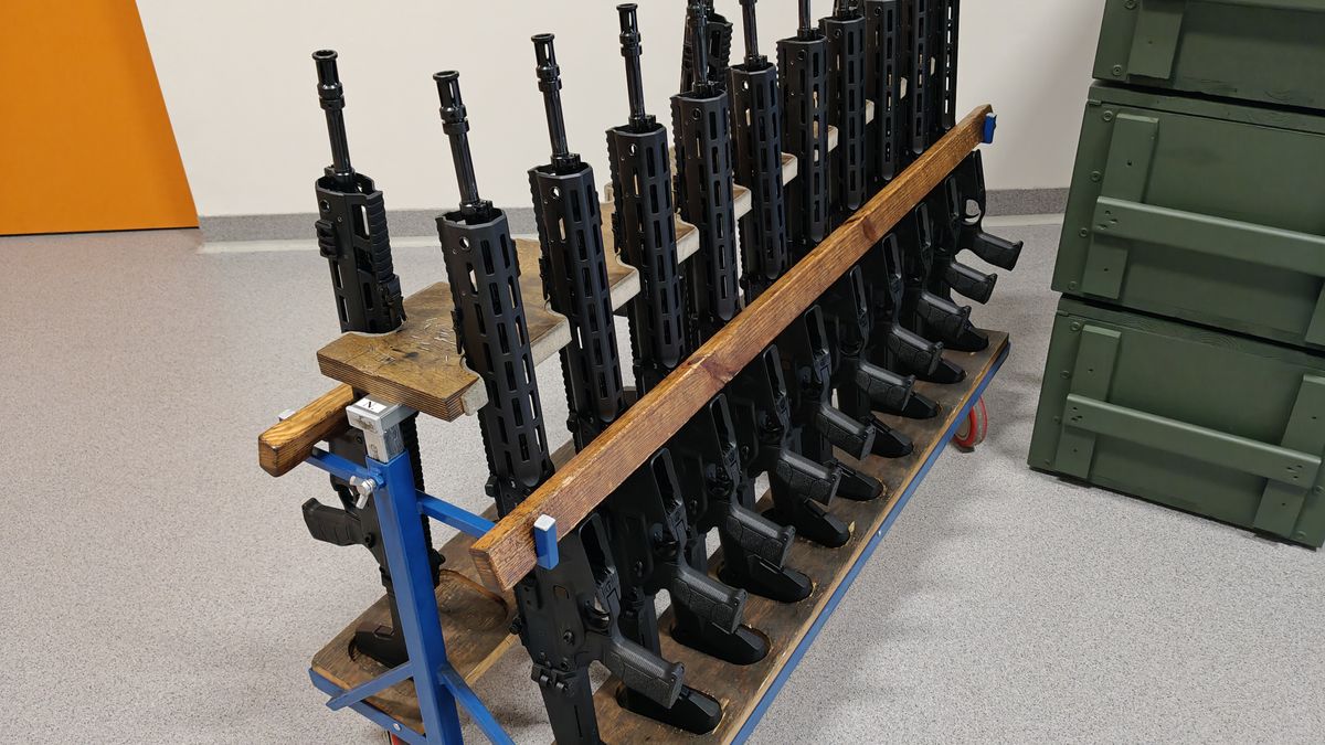 Gotowe karabinki Grot w wersji A2. 