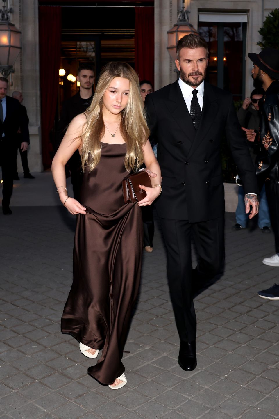 Harper Beckham i David Beckham 