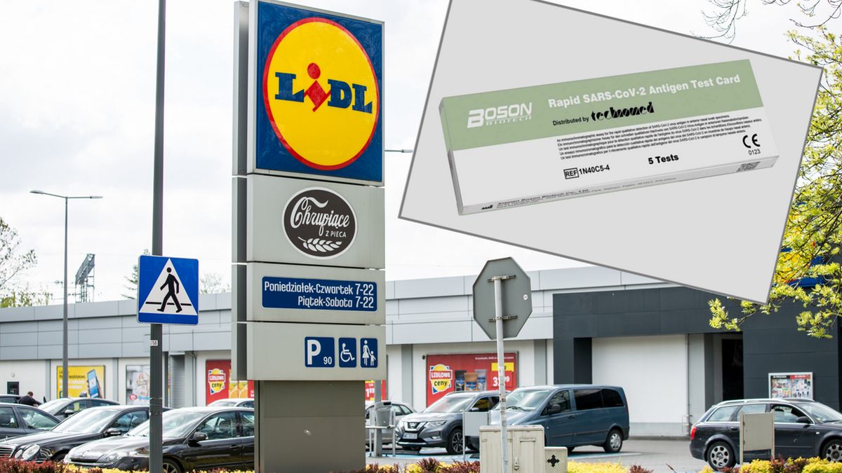 Test na koronawirusa z Lidla. Wiemy, kiedy trafi do sprzedaży