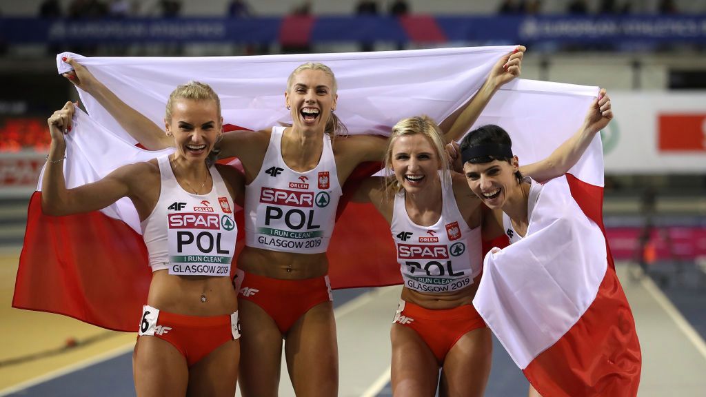 Getty Images / Na zdjęciu: Polska sztafeta 4x400 kobiet