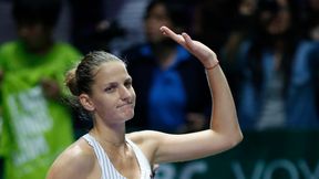 Powtórki z 2016 roku nie będzie. Karolina Pliskova cieszy się z awansu do półfinału Mistrzostw WTA