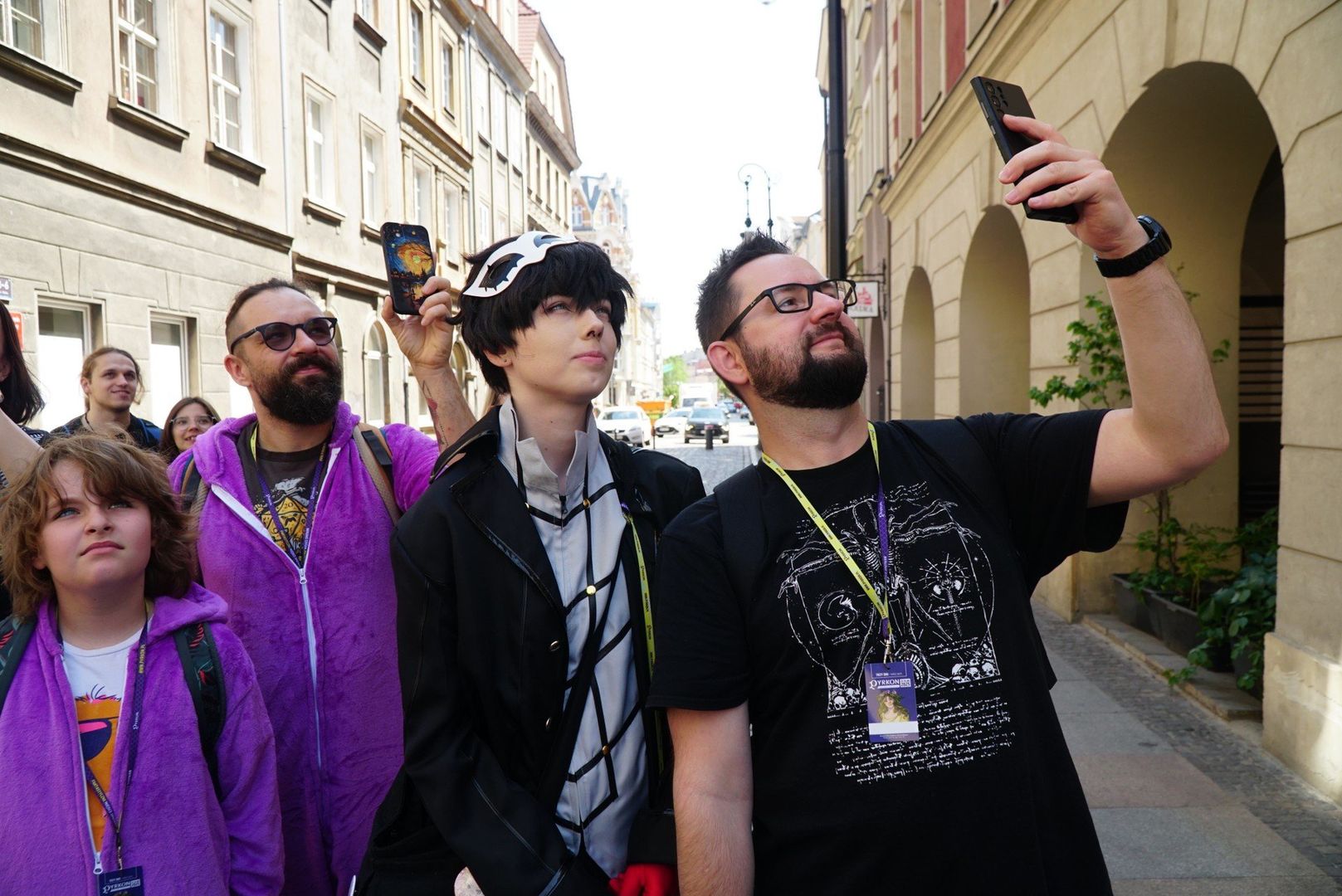 Cosplayerzy na ulicach Poznania