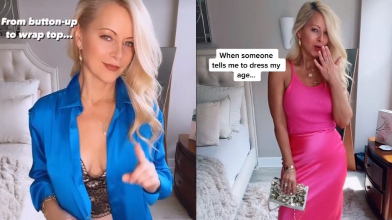 The 52-year-old influencer shows her stylings. This is how she responds to criticism.