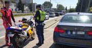 21-latek na sportowym motocyklu jechał 145 km/h przez miasto. Tłumaczył, że spieszy się na studia