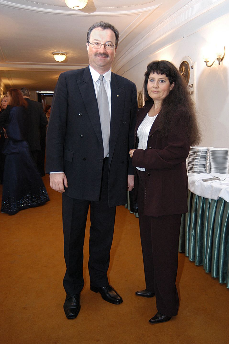 Włodzimierz Czarzasty z żoną, rok 2003