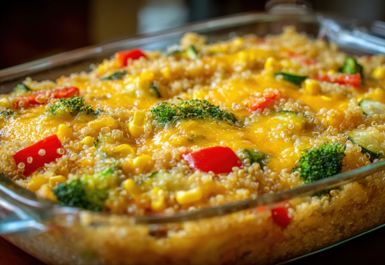 Zapiekanka z komosą ryżową