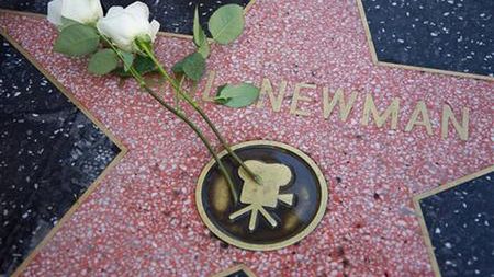 Gwiazda Paula Newmana w Alei Sław w Los Angeles