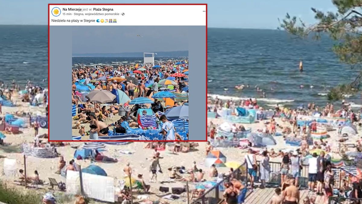 Zdjęcie znad morza w Stegnie.