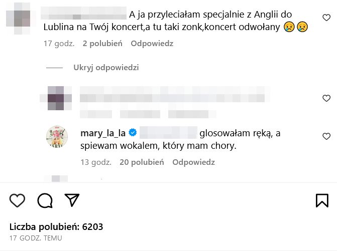 Maryla Rodowicz tłumaczy się przed fanami