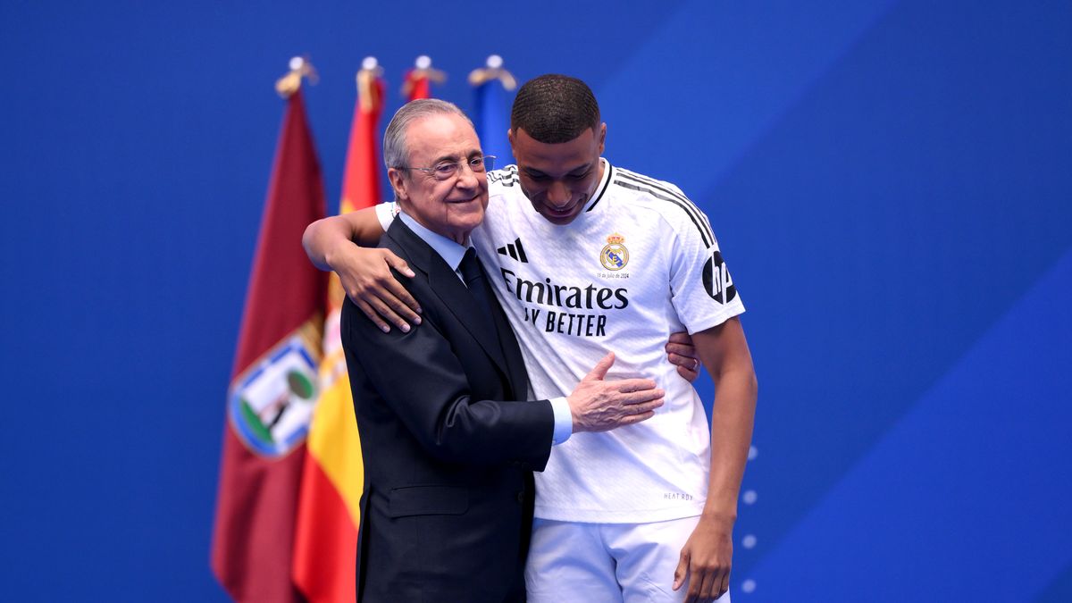 Zdjęcie okładkowe artykułu: Getty Images / David Ramos / Na zdjęciu: Florentino Perez i Kylian Mbappe