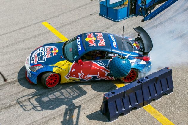 Abdo Feghali podczas Red Bull Car Park Drift w Turcji. Fot. Red Bull Content Pool