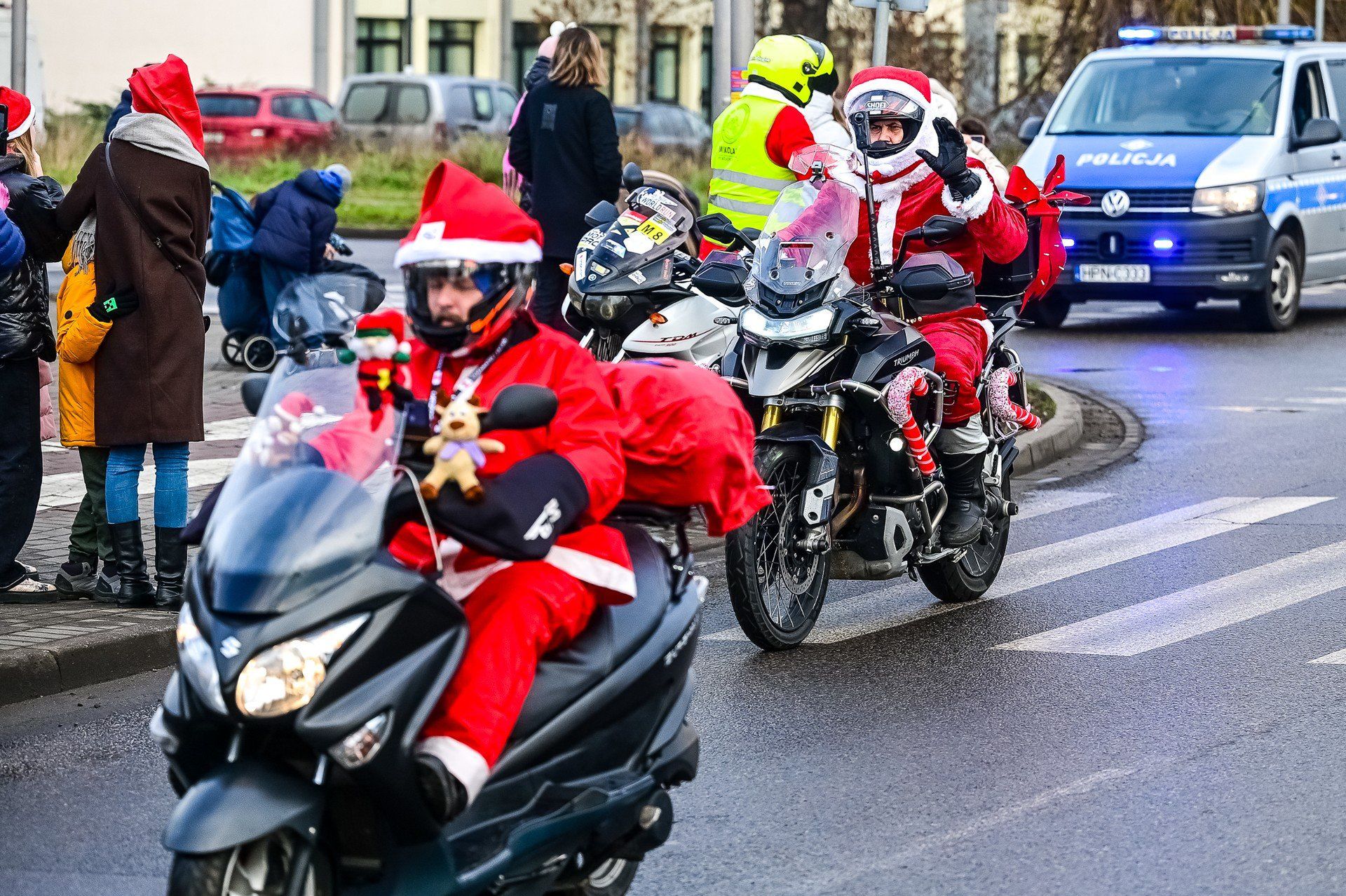Mikołaje na Motocyklach znów ruszyli ulicami Trójmiasta