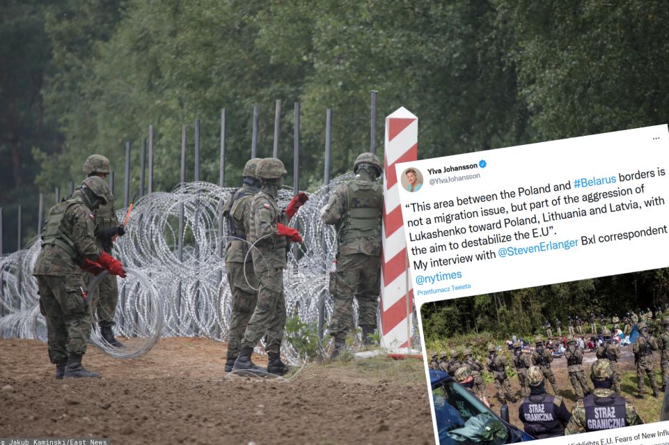 Polska buduje płot na granicy z Białorusią. Jest reakcja Komisji Europejskiej