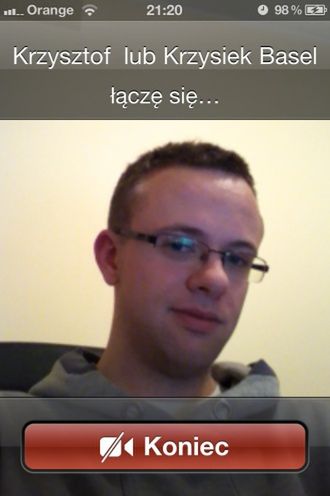 Face Time na iPhonie 4