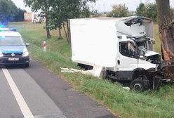 Zjechał prosto w drzewo. Zakleszczony mężczyzna nie żyje