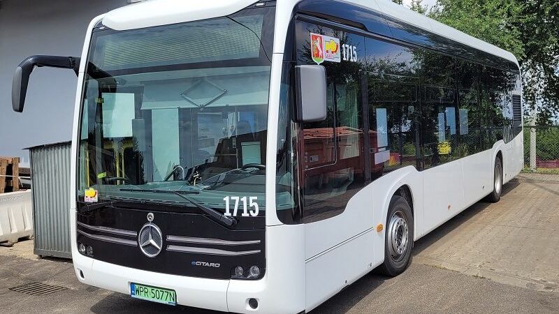 Elektryczny autobus Mercedes Benz eCitaro na testach w Lublinie