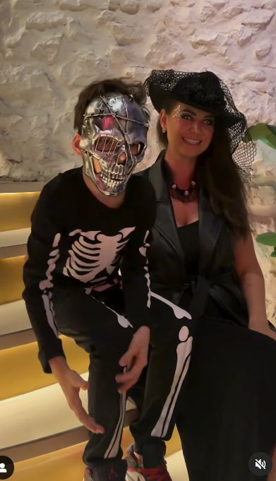 Krzysztof junior i Maja Rutkowscy na Halloween 2024