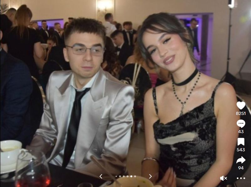 Mata i Natalia Wencel na studniówce