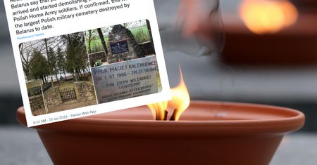 "Akt barbarzyństwa". Białoruś dewastuje polski cmentarz