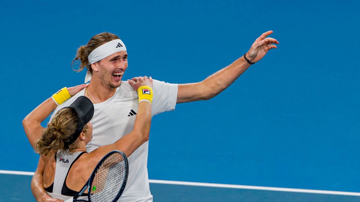 Getty Images / Andy Cheung / Na zdjęciu: Laura Siegemund i Alexander Zverev