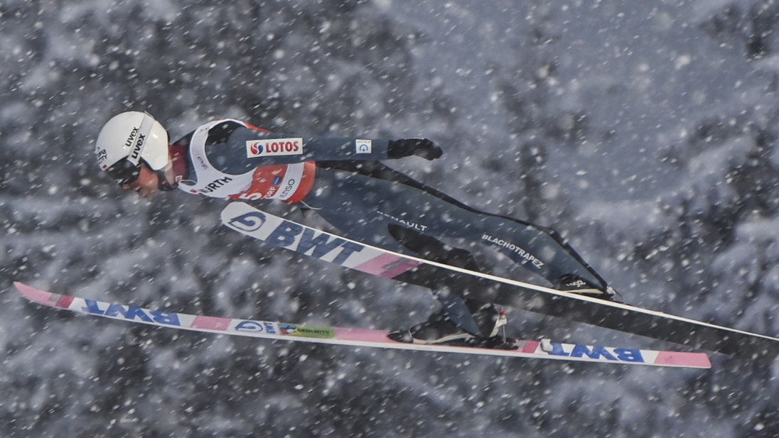 PAP/EPA / PHILIPP GUELLAND  / Na zdjęciu: Piotr Żyła