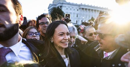 Trump zadowolony z gestu Machado. "To wspaniała kobieta"