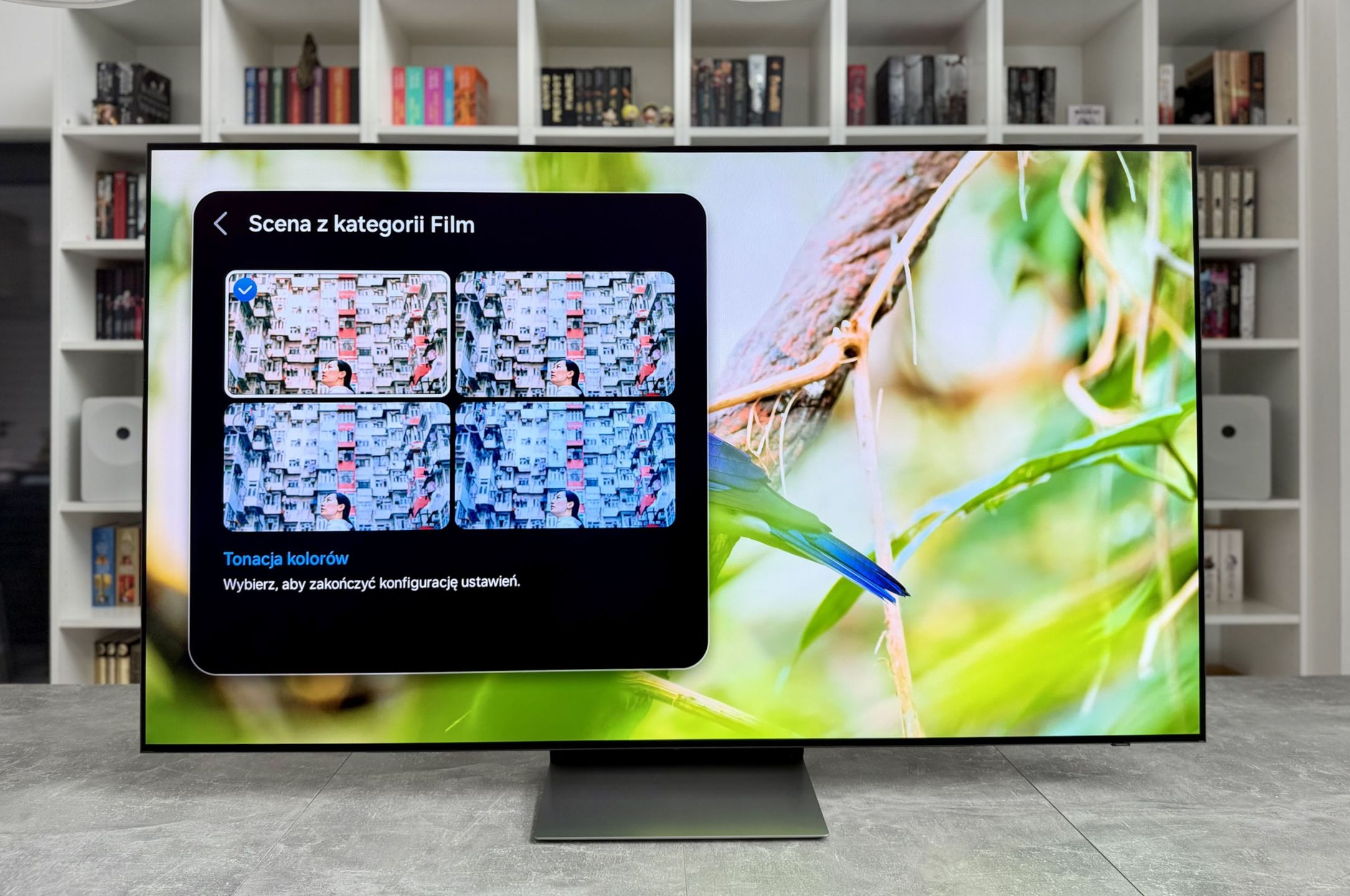 Samsung OLED S90H - uczenie AI (Filmy - tonacja)