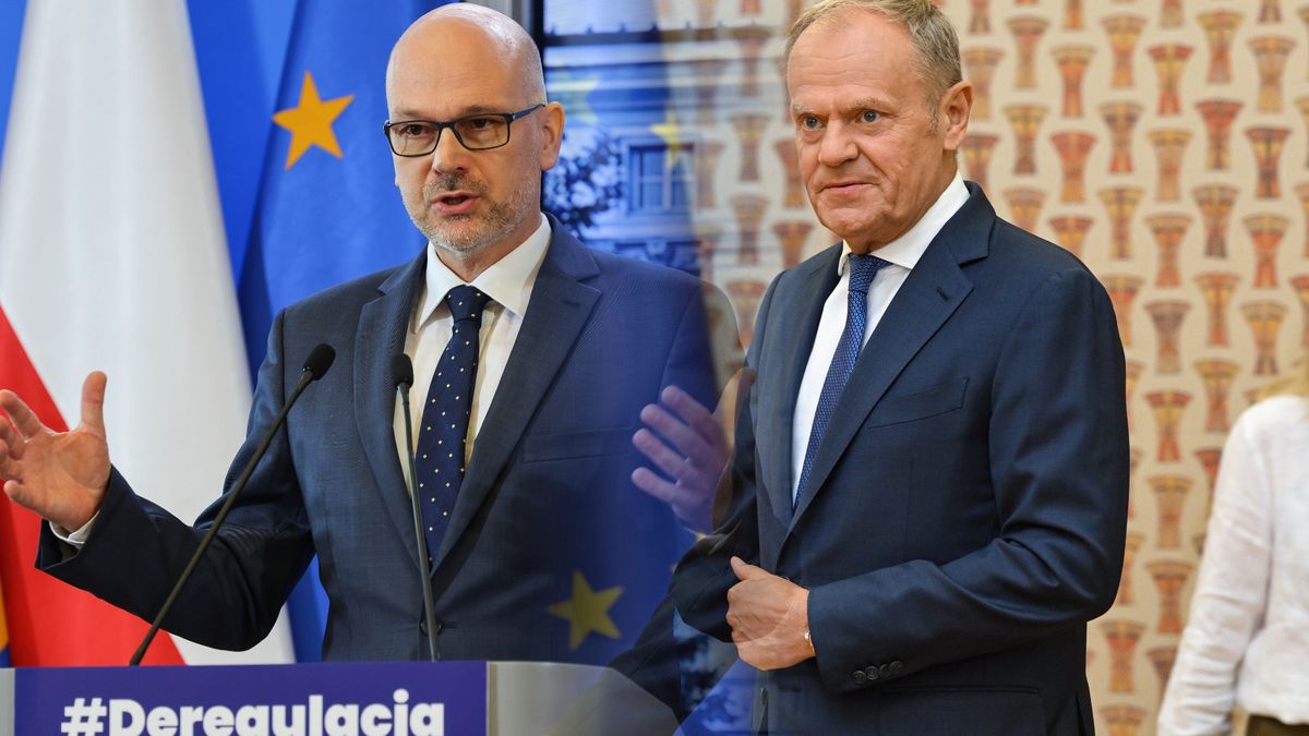Maciej Berek i Donald Tusk 