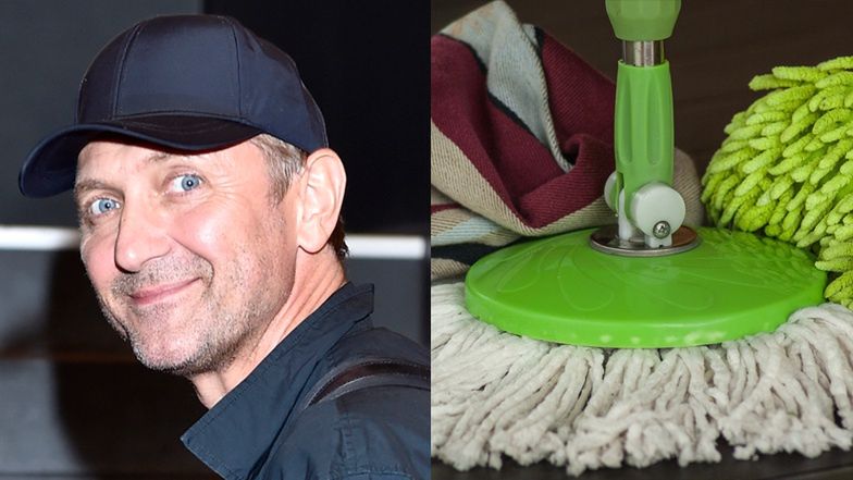 Andrzej Chyra chce posprzątać komuś mieszkanie