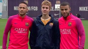 Justin Bieber trenował z gwiazdami Barcelony