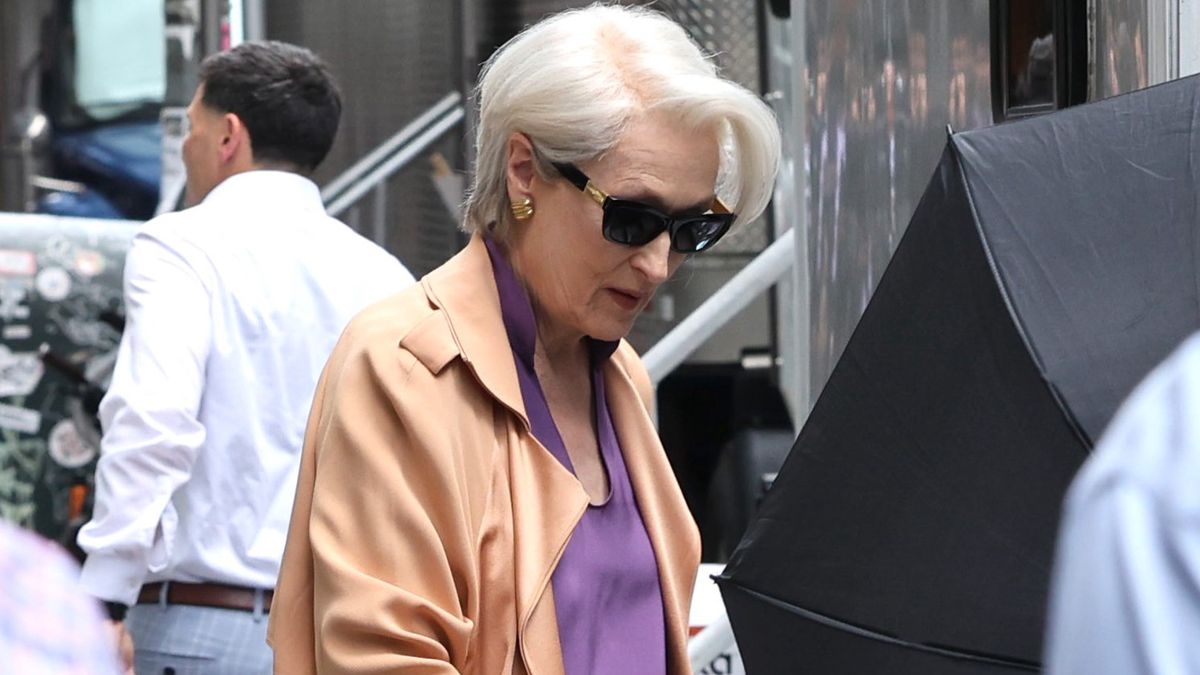 Meryl Streep na planie "Diabeł ubiera się u Prady 2"