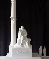 Prof. Zemła zaprezentował model pomnika Henryka Sienkiewicza