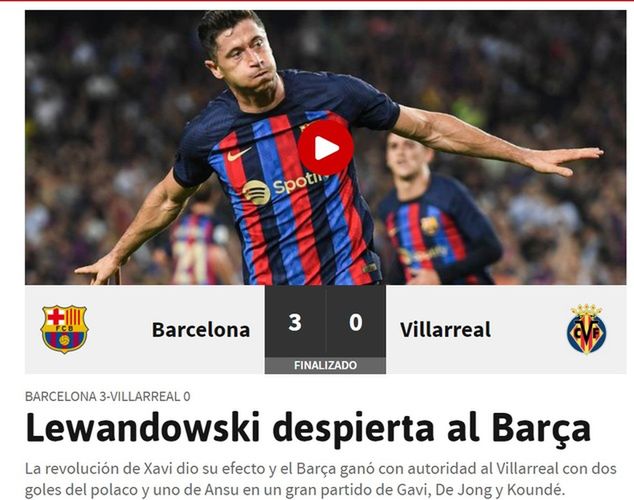 Internetowe wydanie hiszpańskiego "AS-a"