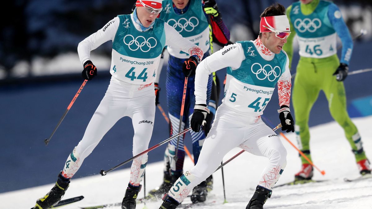 PAP / PAP/Grzegorz Momot / Na zdjęciu: Wojciech Marusarz (z numerem 45)